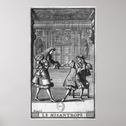 Scene van "Le Misanthrope" Poster (Voorkant)