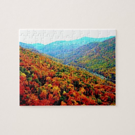 Scenery Blue Ridge Mountains Legpuzzel (Horizontaal)