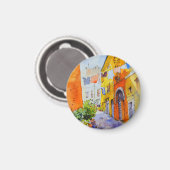 Scenery van het steegje magneet (Voorkant / Achterkant)