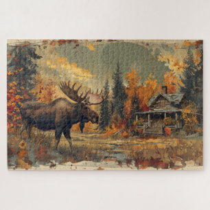 Scènes animales vintages Jigsaw Puzzle