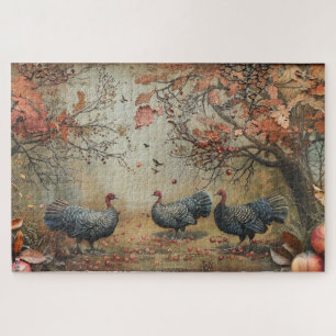 Scènes animales vintages Jigsaw Puzzle