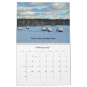 Scènes de calendrier imprimées par coutume du (Feb 2027)