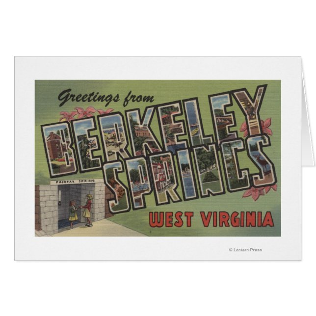 Scènes de grandes lettres - Berkeley Springs, WV (Devant horizontal)