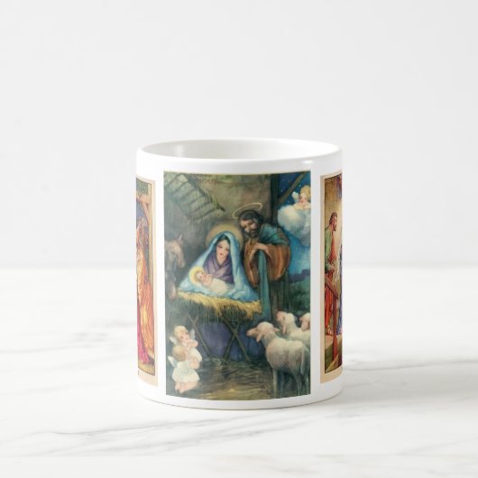 Scènes de Noël sur Mug Manger (Centre)