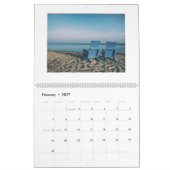 Scènes de plage Calendrier 12 mois Ajoutez vos pho (Feb 2027)