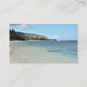 Scènes de plage carte de visite (Dos)