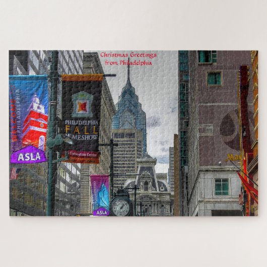 Scènes de rue de Philadelphie. Puzzle (Horizontal)