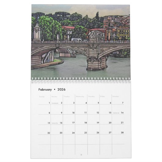 Scènes du calendrier romain (Feb 2026)