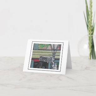 Scènes du Carte pour notes de la Nouvelle-Orléans