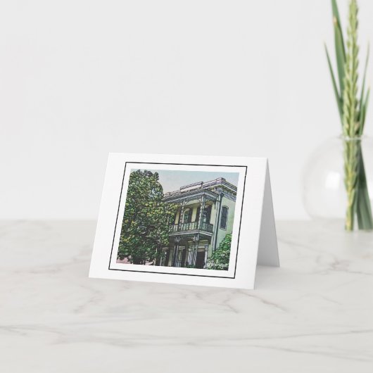 Scènes du Carte pour notes de la Nouvelle-Orléans (Devant)