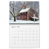 Scènes du Massachusetts de Plymouth - Calendrier 2 (Feb 2027)