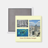 Scenes of Atlanta, Georgia Magneet (Voorkant / Achterkant)