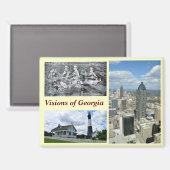 Scenes of Atlanta, Georgia Magneet (Voorkant / Achterkant)