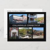 Scenes of Collinsville Connecticut Briefkaart (Voorkant / Achterkant)