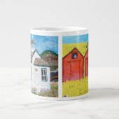 Scenes uit Alberta, Canada Extra Grote Beker (Voorkant)