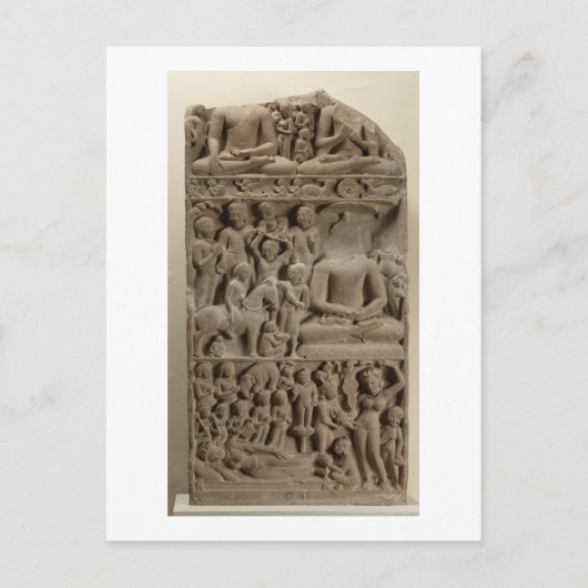 Scenes uit Boeddha's leven, Sarnath, Uttar Pradesh Briefkaart (Voorkant)