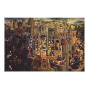 Scènes uit de kruisiging van Christus Perfect Poster