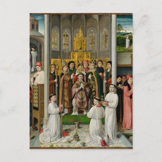 Scenes uit Life of Saint Augustine Briefkaart (Voorkant)