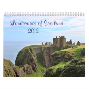 Scènes uit Schotland: Grond, Loch en Zee Kalender