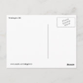 Scènes uit Washington DC Briefkaart (Achterkant)