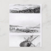 Scènes van de "Beagle" die worden gerepareerd Briefkaart (Voorkant)