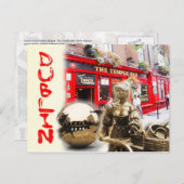 Scènes van Dublin, Ierland Briefkaart (Voorkant / Achterkant)