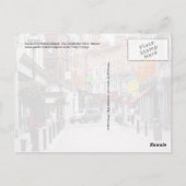 Scènes van Dublin, Ierland Briefkaart (Achterkant)