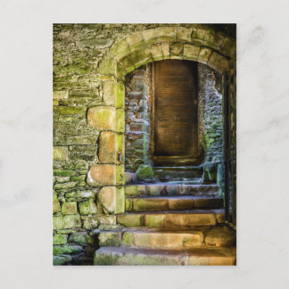 scènes van een Frans abdij Briefkaart