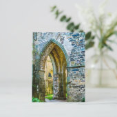 scènes van een Frans abdij Briefkaart (Staand voorkant)