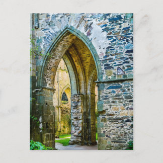 scènes van een Frans abdij Briefkaart