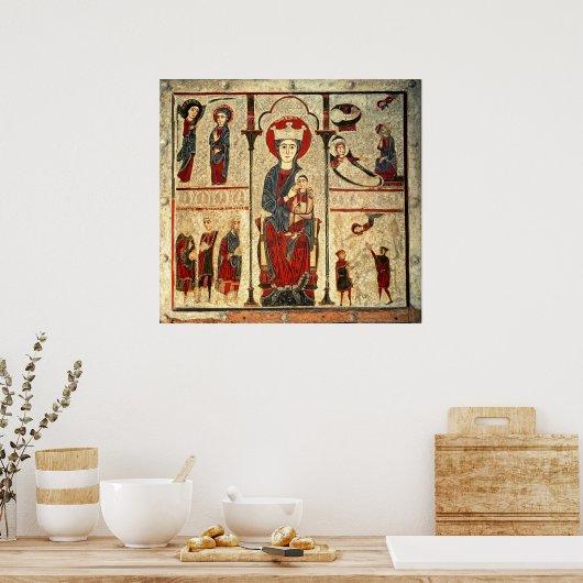 Scènes van het leven van de Maagd Poster (Keuken)