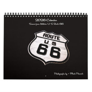 Scènes van historische Route 66 Kalender