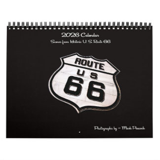Scènes van historische Route 66 Kalender