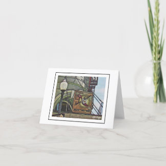 Scènes van New Orleans Notecard Bedankkaart