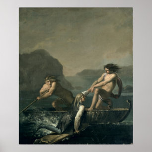Scenes van 'Niels Klim's ondergrondse reis' Poster