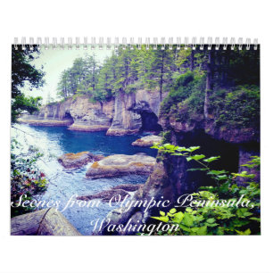 Scènes van Olympisch Schiereiland, WA 12 mo. Kalender