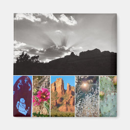 Scènes van Sedona Collage Photo Magnet Magneet