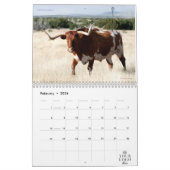 Scènes van Texas 2021 Custom Logo endar Kalender (Feb 2026)