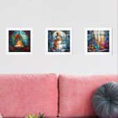 Scenes Verre Vacances Scenes Print Set (Salon)