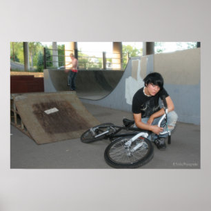 Scenester BMX-model Poster