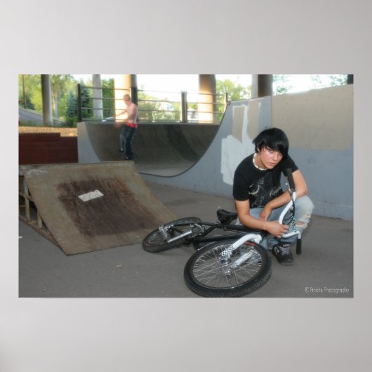 Scenester BMX-model Poster (Voorkant)