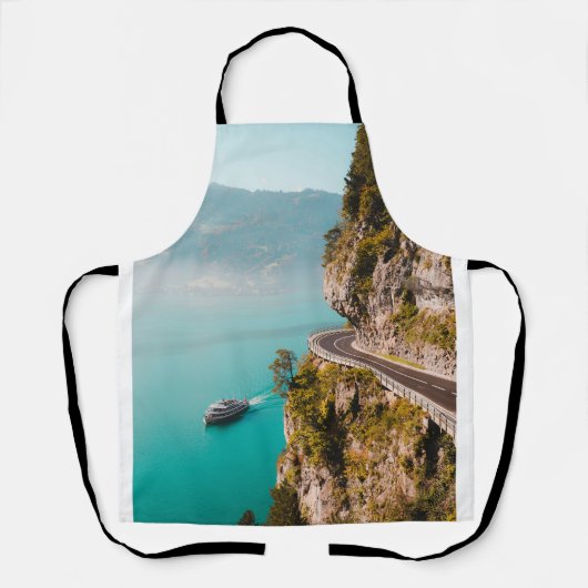 Scenic Cliffside Road Apron Schort (Voorkant)