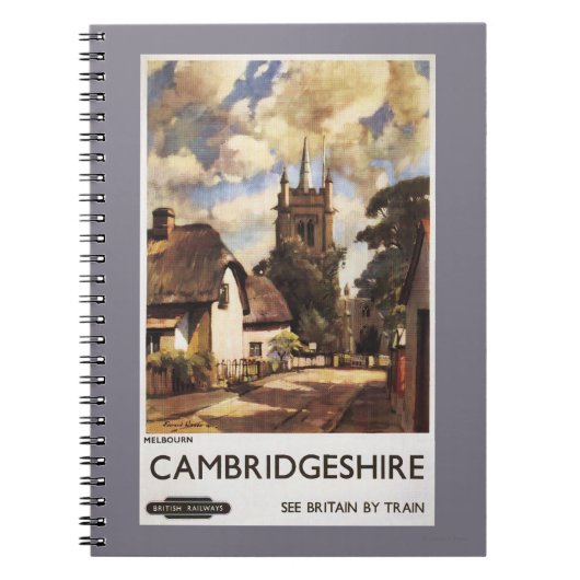 Scenic Country View British Railways Poster Notitieboek (Voorkant)
