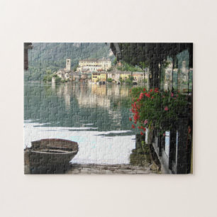 Scenic Lake Orta, Italië Legpuzzel