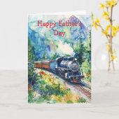 Scenic Landscape with Train Kaart (Gele Bloem)