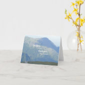 Scenic Mountains Christian Scripture Get Well Card Kaart (Gele Bloem)