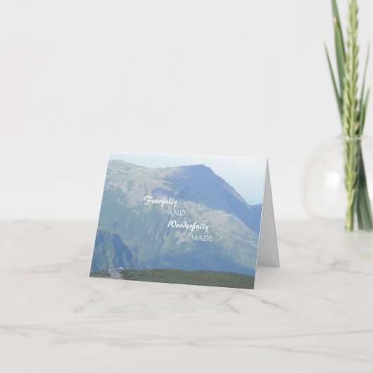 Scenic Mountains Christian Scripture Get Well Card Kaart (Voorkant)