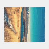 Scenic view in Mt. John summit view point,  Lake T Fleece Deken (Voorkant (Horizontaal))