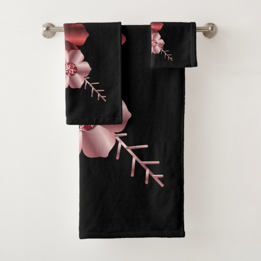 Scénographie de serviette de salle de bains de (En situation)