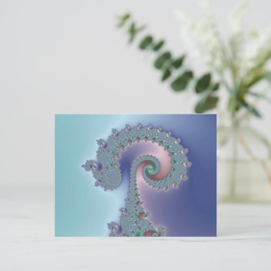 Scepter - Fractal Briefkaart (Staand voorkant)